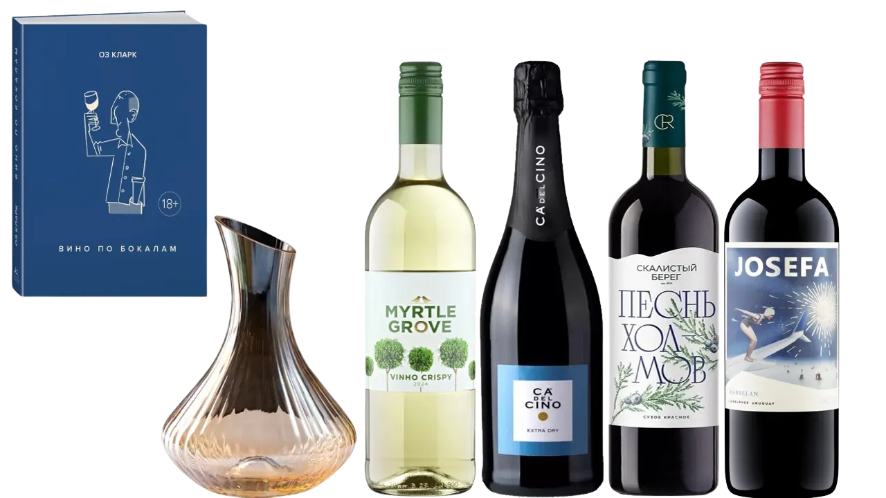 Обучающий сет с декантером и книгой