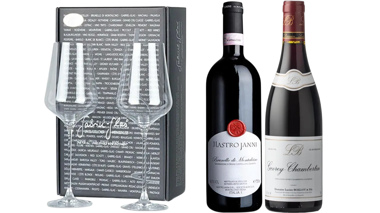 Бургундия и Пьемонт. Сет с бокалами